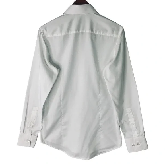 Christian Lacroix White Button Up Shirt Mens Size Small 14.5 NWT $130